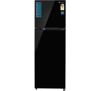 MOTOROLA 338 L Frost Free Double Door 3 Star Convertible Refrigerator- Black UniGlass, 340JF3MTBG