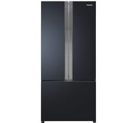 Panasonic 550 L Frost Free Triple Door Bottom Mount 3 Star Refrigerator- BLACK, NR-CY550GKXZ