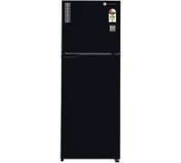 realme TechLife 308 L Frost Free Double Door 2 Star Refrigerator- Black Uniglass, 310JF2RMBG