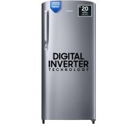 SAMSUNG 183 L Direct Cool Single Door 2 Star Refrigerator  with Digital Inverter- Gray Silver, RR20C2412GS/NL