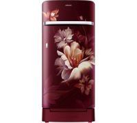 SAMSUNG 189 L Direct Cool Single Door 5 Star Refrigerator- Midnight Blossom Red, RR21C2H25RZ/HL
