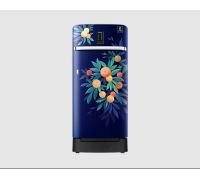 SAMSUNG 189 L Direct Cool Single Door 5 Star Refrigerator with Base Drawer- Orange Blossom Blue, RR21C2F25NK/HL