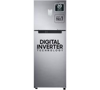 SAMSUNG 244 L Frost Free Double Door 3 Star Refrigerator  with Curd Maestro- Elegant Inox, RT28T3523S8/HL