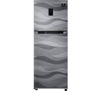 SAMSUNG 314 L Frost Free Double Door 2 Star Refrigerator  with Curd Maestro- Wave Steel, RT34T4632NV/HL