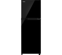 TOSHIBA 272 L Frost Free Double Door 2 Star Refrigerator- Black Uniglass, GR-B31INU- UK