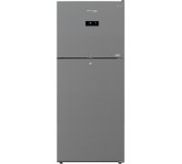 Voltas Beko 432 L Frost Free Double Door Top Mount 2 Star Refrigerator- PET INOX, RFF4653XPCF