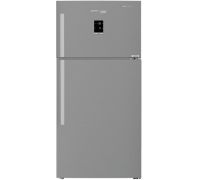Voltas Beko 610 L Frost Free Double Door 3 Star Refrigerator- Silver, RFF633IF