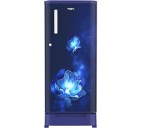 Whirlpool 184 L Direct Cool Single Door 4 Star Refrigerator with Base Drawer  with Intellisense Inverter Compressor- Blue Radiance, 205 MAGIC COOL ROY 4SInv BLUE RADIANCE-Z