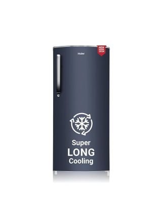 Haier 205L 3-Star Direct Cool Single Door Refrigerator - Graphite Black, HED-213MB-N