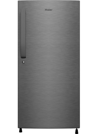 Haier 220 L Direct Cool Single Door 4 Star Refrigerator- Brushline Silver, HED-22CFDS
