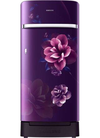 SAMSUNG 198 L Direct Cool Single Door 4 Star Refrigerator with Base Drawer- Camellia Purple, RR21T2H2XCR/HL