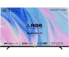 AGE 108 cm 43 inch  HD LED Smart Android TV - INDU 43 VC 4G