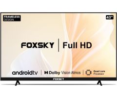 Foxsky 109 cm 43 inch  HD LED Smart Android TV43FS-VS - 43FS-VS