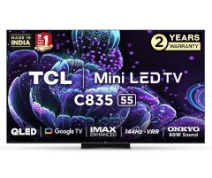 TCL 55C835 55 inches 4K Ultra HD Smart Mini LED Google TV