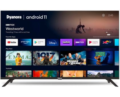 Dyanora AU Series 108 cm 43 inch  HD LED Smart Android TV - DY-LD43F0S