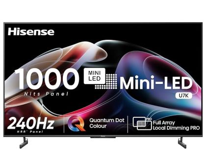 Hisense 55U7K 55 Inch 4K Ultra HD Smart Mini LED QLED TV