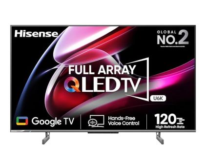 Hisense 65U6K 164 Cm 65 Inches 4K Ultra HD Smart QLED Google TV