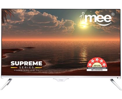 iMEE Supreme 108 cm 43 inch  HD LED Smart Android TVSUPREME-43SFLCS-Silver - SUPREME-43SFLCS-Silver