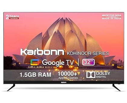 Karbonn KJSW32GSHD 80 cm 32 inches HD Ready Smart LED Google TV