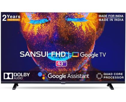 Sansui 109 cm 43 inch  HD LED Smart Google TV - JSW43GSFHD