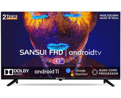 Sansui 109 cm 43 inch  HD LED Smart TV with - JSW43ASFHD