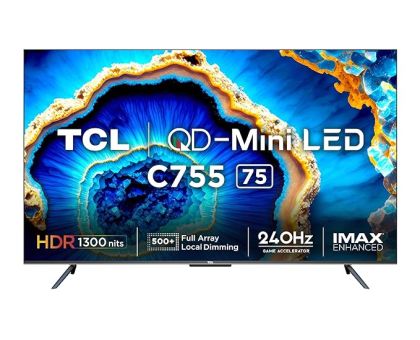 TCL 75C755 75 inch 4K Ultra HD Smart QD-Mini LED Google TV