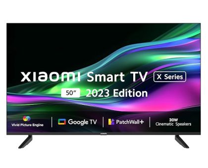 Xiaomi  L50M8-A2IN 125 Cm 50 Inches X 4K Dolby Vision Series Smart Google TV Black