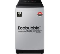 SAMSUNG 8 kg Inverter 5 Star with Ecobubble Technology Washing Machine Fully Automatic Top Load Grey- WA80BG4441BGTL
